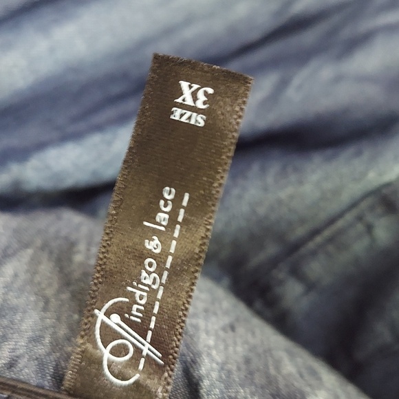 Chambray Fit and Flare Maxi Dress - Picture 6 of 6